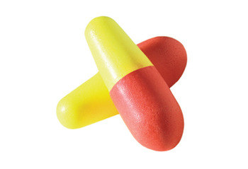 Picture of Howard Leight Multi-Max MM-1-D Yellow/Red Universal Disposable Uncorded Pod Dispenser Base (Main product image)