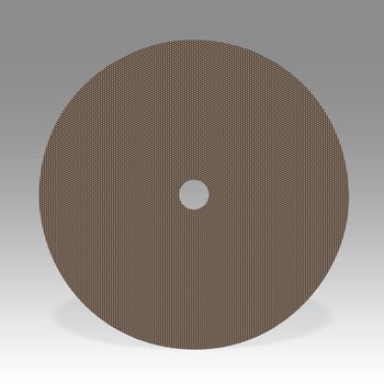 3M 6002J Coated Diamond Red Hook & Loop Disc - Cloth Backing - X Weight - 74 Grit - Very Fine - 5 in Diameter - 1 in Center Hole - 14995