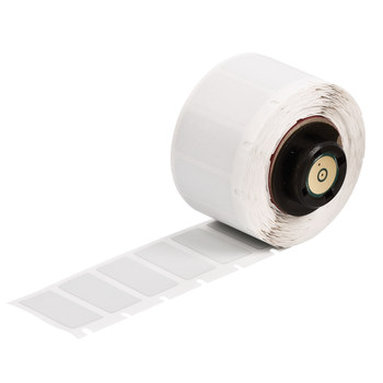 Picture of Brady Silver Polyester Thermal Transfer PTL-31-486 Die-Cut Thermal Transfer Printer Label Roll (Main product image)