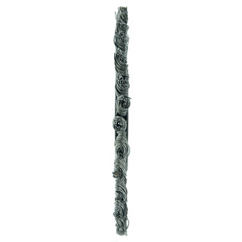 Weiler 94199 Wheel Brush - 10 in Dia - Knotted Steel Bristle