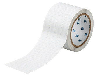 Picture of Brady White Polyimide Thermal Transfer THT-14-497-10 Die-Cut Thermal Transfer Printer Label Roll (Main product image)