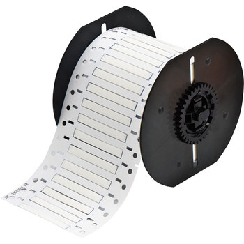 Brady PermaSleeve B33D-125-2-344 Die-Cut Printer Sleeve - 2 in x 0.235 in - Polyolefin - White - B-344 - 98171