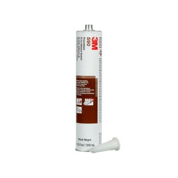 3M 590 One-Part Polyurethane Adhesive Sealant Black Paste 310 ml Cartridge - 05516