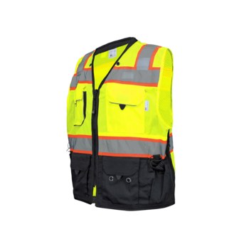 Global Glove FrogWear High-Visibility Vest GLO-099/LG - Size Large - Lime - GLO-099 LG