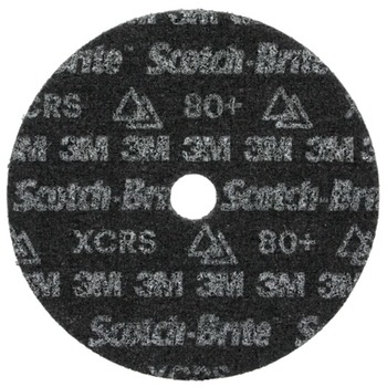 3M Scotch-Brite Non-Woven Precision Shaped Ceramic Surface Conditioning Disc - Center Hole Attachment - 7 in Diameter - 7/8 in Center Hole - 67240