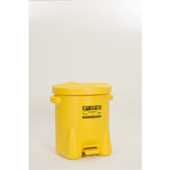 Picture of Eagle Yellow HDPE Self-Closing 14 gal Safety Can (Main product image)