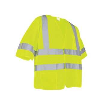 Global Glove FrogWear High-Visibility Vest GLO-011BA GLO-011BA-L - Size Large - HV Yellow/Green - 02197