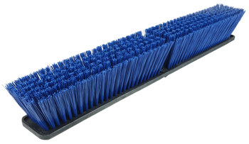 Weiler Green Works 423 Push Broom Head - 24 in - Recycled Plastic - Blue - 42353