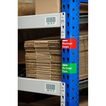 Brady ToughBond B33-147-422 Die-Cut Printer Label Roll - 1.5 in x 0.375 in - Polyester - White - B-422 - 91072