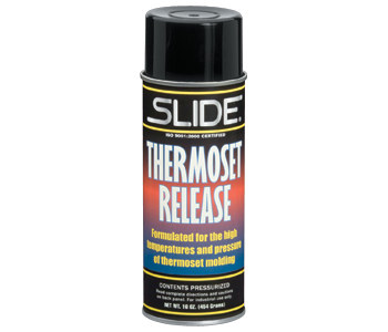 Slide Thermoset Clear Release Agent - 16 oz Aerosol Can - 14 oz Net Weight - Paintable - 45414 160Z