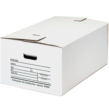 Picture of FSB550 Interlocking Flap File Storage Boxes. (Main product image)