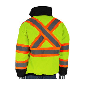 PIP Work Jacket 333-1745X 333-1745X-LY/3X - Size 3XL - Hi-Vis Lime Yellow/Black - 23205