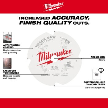 Milwaukee Circular Saw Blade 48-40-0670 - 6 1/2 in Diameter - Polycrystalline Diamond (PCD)