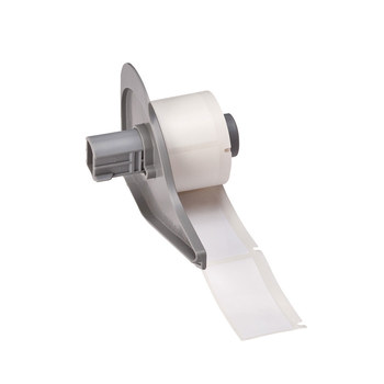 Picture of Brady White Polyester Thermal Transfer M71-20-459 Die-Cut Thermal Transfer Printer Label Roll (Main product image)