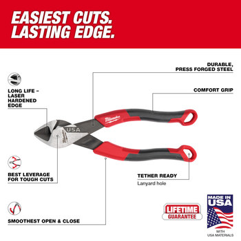Milwaukee MT556 Pliers - Steel - 6 in - 59553