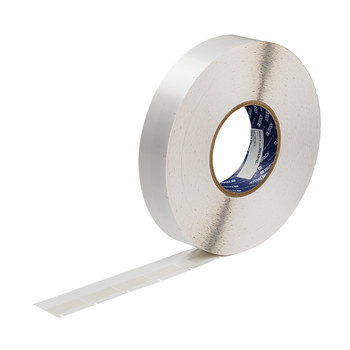 Picture of Brady Wraptor White, Clear Vinyl Thermal Transfer BA62-14-427 Pre-sized Labels for Printers (Main product image)