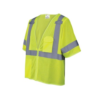 Global Glove FrogWear High-Visibility Vest GLO-011FR GLO-011FR-L - Size Large - Yellow/Green - GLO-011FR LG