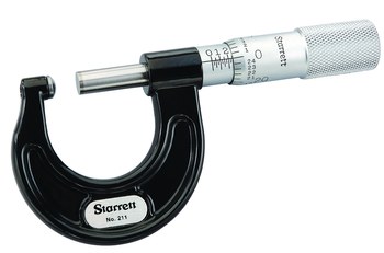 Picture of Starrett Carbide Rounded Anvil Micrometer 211XP (Main product image)