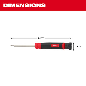 Milwaukee 48-22-2934 27-in-1 Security Precision Multi-Bit Screwdriver - 8.17 in - 84651
