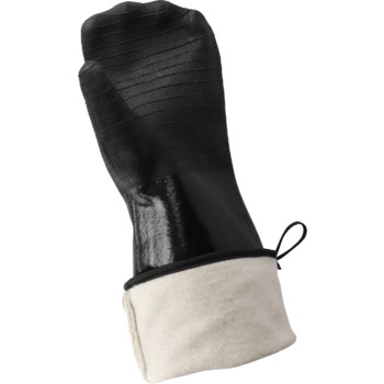 Global Glove FrogWear Black Universal Mittens - Triple Neoprene Full Coverage Coating - Rough Finish - 18 in Length - 810033-29114