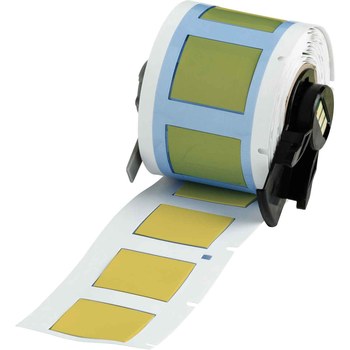Picture of Brady PermaSleeve Yellow Polyolefin Thermal Transfer M6-500-1-342-YL Heat Shrink Wire & Cable Labels (Main product image)