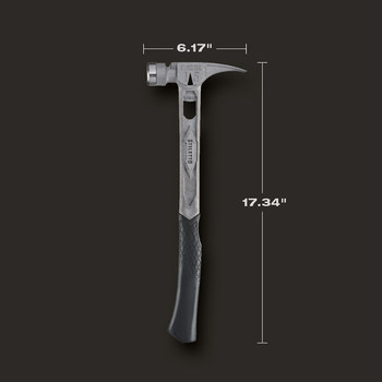 Milwaukee TIBONE Titanium Framing Hammer TIB15MC - Curved Handle - 15 oz Head