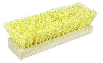 Weiler 444 Scrub Brush - Polypropylene - 10 in - Yellow - 44434