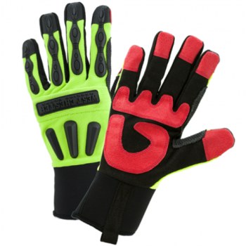 Picture of West Chester R2 LD 86810 Red/Yellow 2XL Synthetic Leather Work Gloves (Main product image)