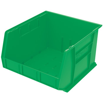 Picture of Akro-Mils 30270 Akrobin 75 lb Green Industrial Grade Polymer Hanging / Stacking Storage Bin (Main product image)