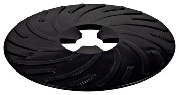 3M 9 in - Ribbed Faceplate - 6,600 RPM - Hard Density - 81729