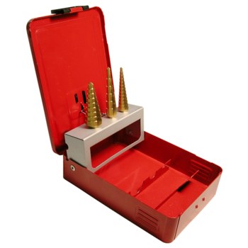 Picture of Cle-Line 1874-TN 118° Right Hand Cut High-Speed Steel Multi Stepped Reduced Shank Drill Set C20326 (Main product image)
