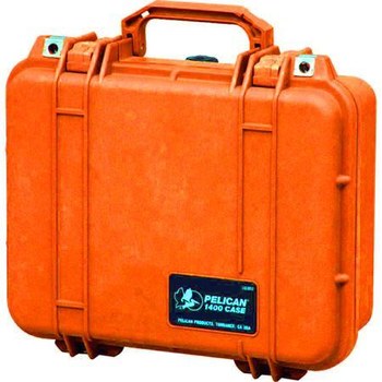 Picture of Pelican 1400 NL/NF Orange Polypropylene Protective Hard Case (Main product image)