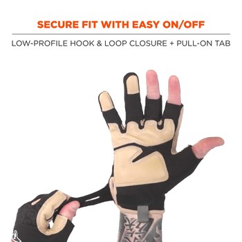 Ergodyne Proflex 720LTR Black Small Cut-Resistant Gloves - 17152