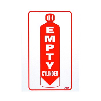 Picture of Brady Prinzing B-811 Vinyl Rectangle White English Chemical Storage Sign part number SM573E (Main product image)