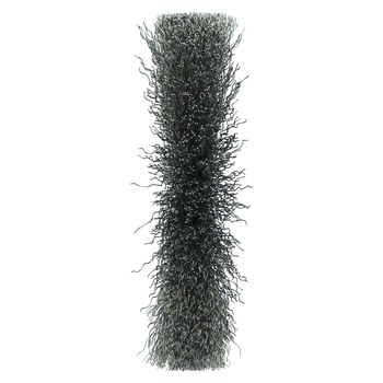 Weiler 01075 Wheel Brush - 6 in Dia - Crimped Steel Bristle