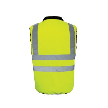 Global Glove High-Visibility Vest GLO-V1 - Size Large - Yellow/Green/Black - GLO-V1 LG