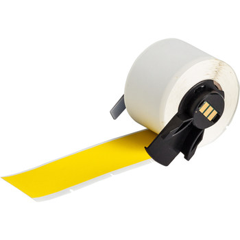 Picture of Brady Yellow Self-Extinguishing PVF Thermal Transfer PTLCM-41-437-YL Continuous Thermal Transfer Printer Label Roll (Main product image)