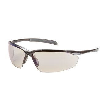 Picture of Bouton Optical Commander 250-33 Blue Gloss Bronze Polycarbonate Standard Safety Glasses (Main product image)
