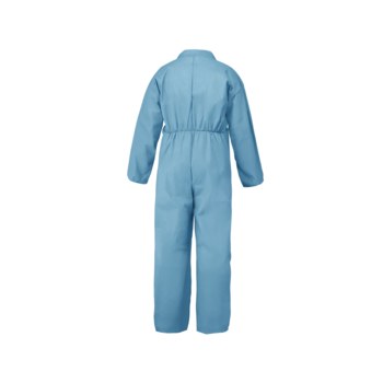 Global Glove FrogWear Self-Extinguishing Disposable Coveralls NW-COV800FR-L - Size L - Blue - 29283