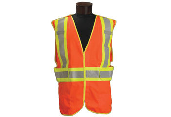Picture of Jackson Safety Lime/Orange/Silver 2XL to 5XL Polyester Mesh High-Visibility Vest (Main product image)