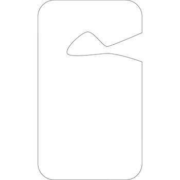 Picture of Brady White Vinyl Pre-Printed Vehicle Hang Tag (Main product image)