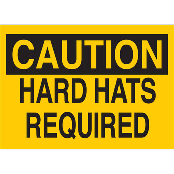 Picture of Brady B-120 Fiberglass Reinforced Polyester Rectangle Yellow English PPE Sign part number 74581 (Main product image)