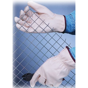 Premium Cowhide Leather Driver Work Gloves (Men's M)