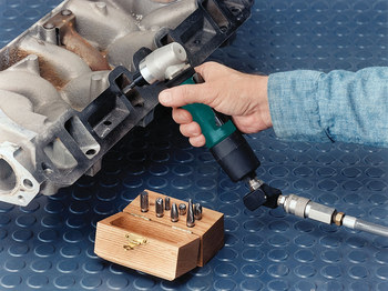Dynabrade Right Angle Die Grinder - 1/4 in NPT Inlet - 0.4 hp - 50001
