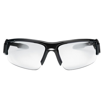 Ergodyne Skullerz Dagr Universal Polycarbonate Safety Glasses Clear Lens - Black Frame - Half Frame - 720476-52000