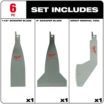 Milwaukee Reciprocating Saw Blade Set 49-22-5403 - Stainless Steel