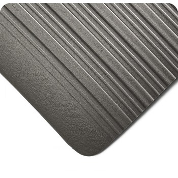 Picture of Wearwell Tuf Sponge 451 Gray Vinyl Sponge Ribbed Anti-Fatigue Mat (Main product image)