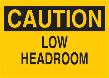 Picture of Brady B-120 Fiberglass Reinforced Polyester Rectangle Yellow English Equipment Safety Sign part number 75126 (Main product image)
