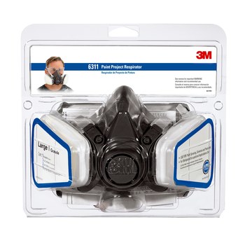 3M 6311P1-DC Half Mask Facepiece Assembly 54252, Size Large