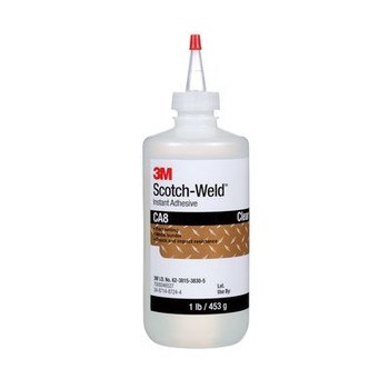 3M Scotch-Weld CA8 Cyanoacrylate Adhesive Clear Liquid 1 lb Tube - 21067
